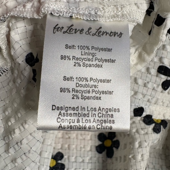 EUC For Love & Lemons- Connie Mini Dress. Size S - Picture 6 of 10